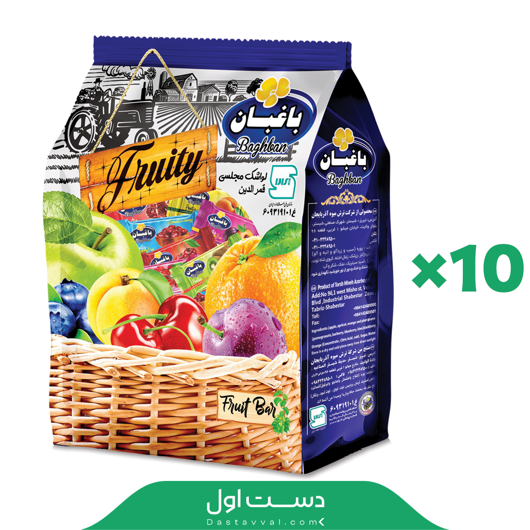 لواشک مجلسی - 10 بسته در کارتن