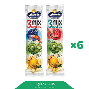 لواشک میکس سه میوه -6بسته در کارتن