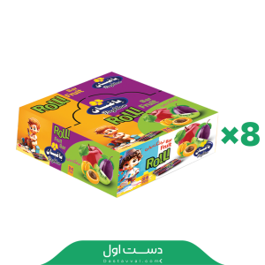 لواشک لوله ای کوچک- 8 بسته در کارتن