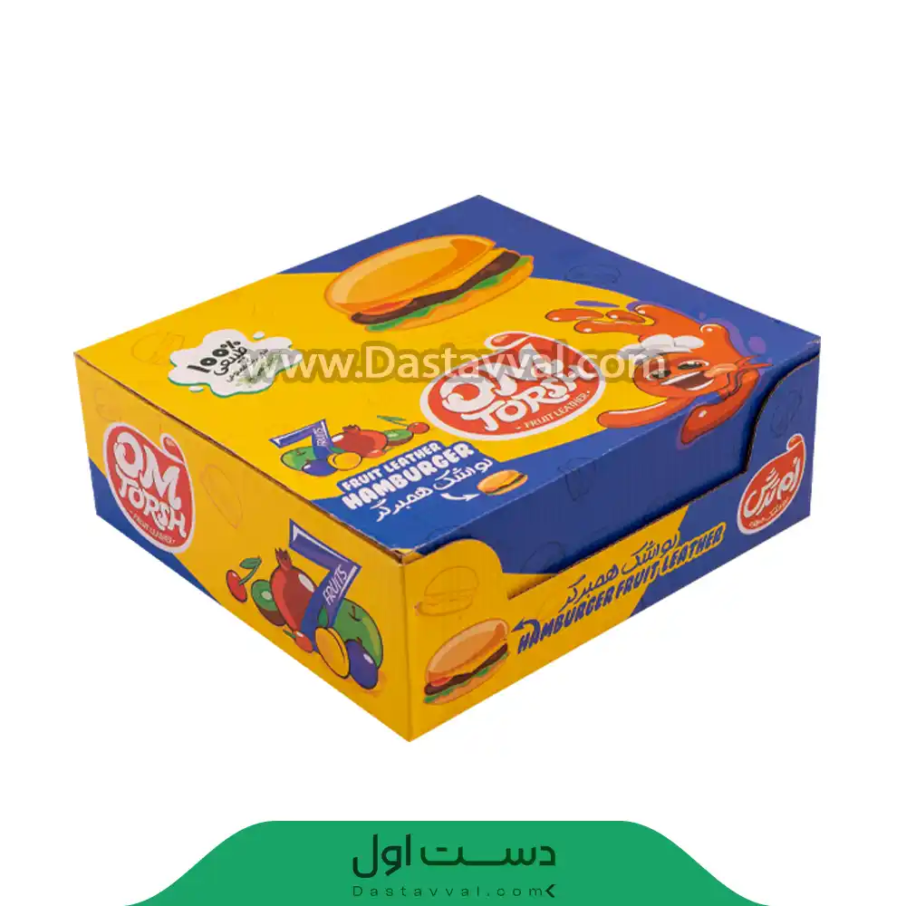 لواشک همبرگری - 10 بسته در کارتن