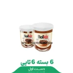 کرم کاکائویی تک رنگ و دورنگ 200 گرمی بال قیز 6بسته 6عددی