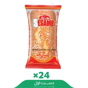 کیک صبحانه سنتی با تزئین کنجد مهیار