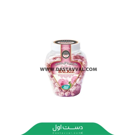 شکر پنیر ظرفی گل محمدی ۳۰۰ گرمی بال قیز