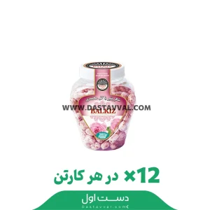 شکر پنیر ظرفی گل محمدی ۳۰۰ گرمی بال قیز