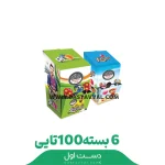 آبنبات كپل جکدار بال قیز6 بسته 100عددی