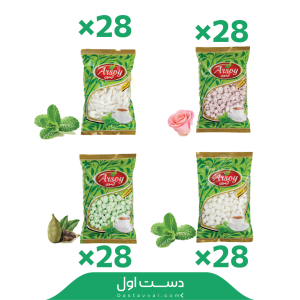 شکر پنیر پاکتی آرسوی 4 طعم 28 عددی