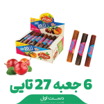 لواشک رولی سایز متوسط زرین باغ 6بسته27عددی
