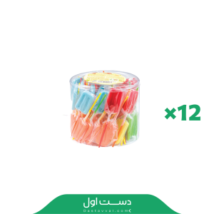 آبنبات چوبی شکل بستنی آرسوی12 بانکه ۶۰ عددی