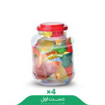 ژله 24 عددی دربدار افشنگ 4 عدد در کارتن