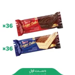 کیک دولایه وانیلی با کرم شیری درنا - کارتن ۳۶ عددی