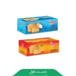 بیسکوئیت خانواده درنا (نارگیلی و پرتقالی)