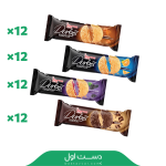 دربیس پلاس ساده با طعم مغزی شاه توت و کاکائویی درنا - کارتن ۱۲ عددی
