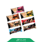 ویفر ۶۰گرمی(توت‌فرنگی,پرتقالی,موزی,فندوق,نارگیلی,دارک,کاکائو) درنا