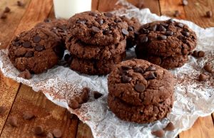 کوکی نرم شکلاتی با شکلات صبحانه