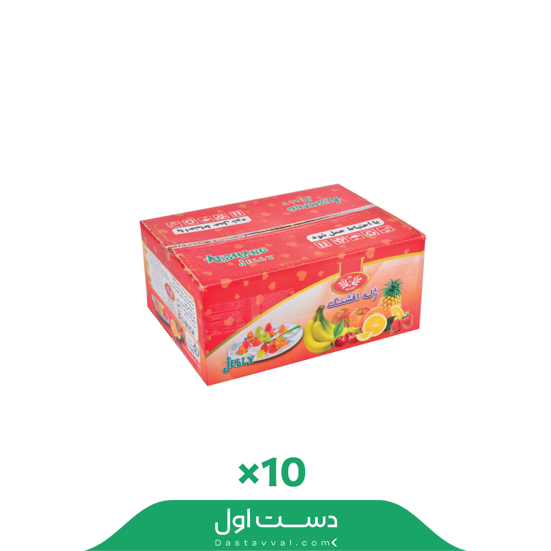 ژله پاکتی 25 عددی کارتن 10تایی