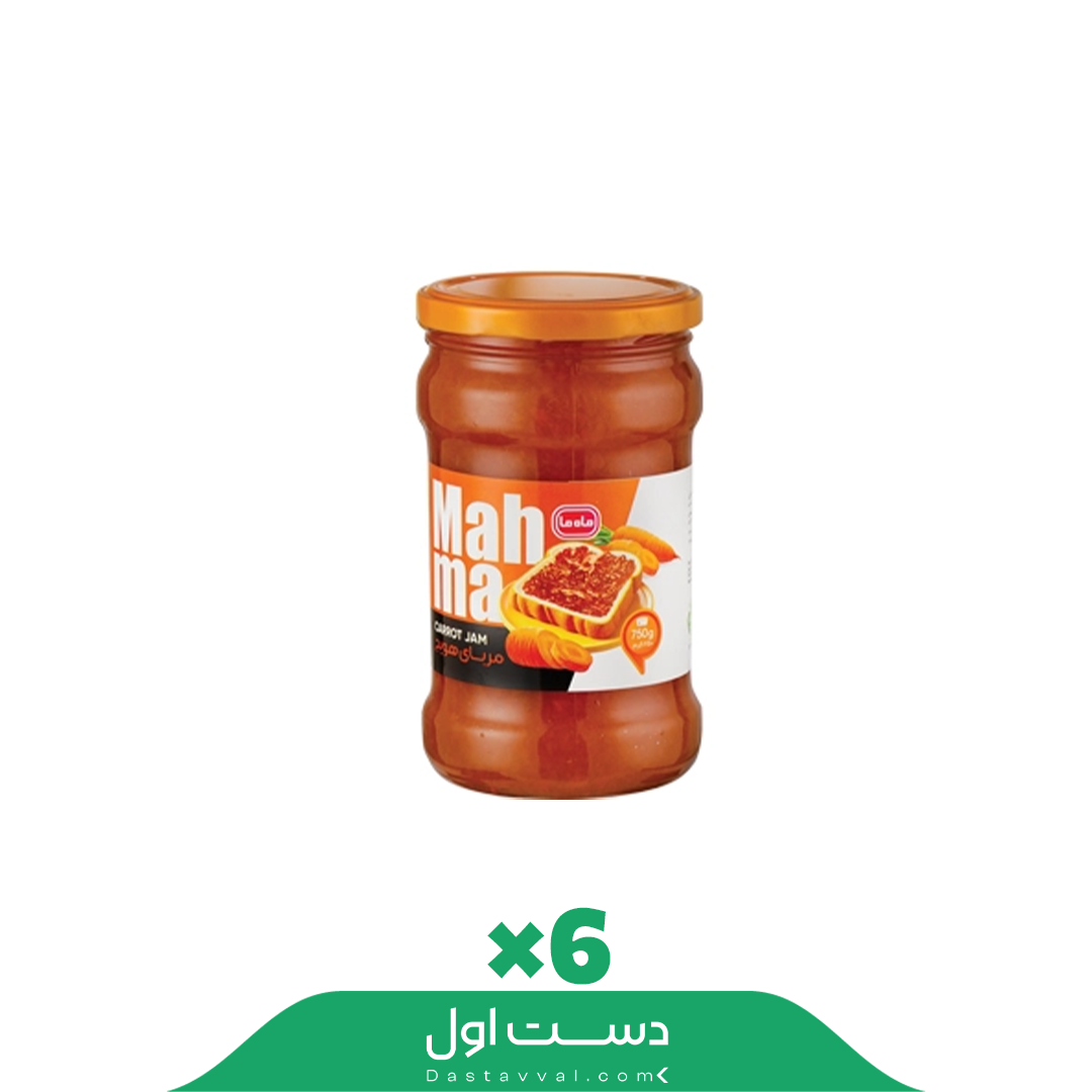 مربای هویج خانواده ماه ما کارتن 6تایی
