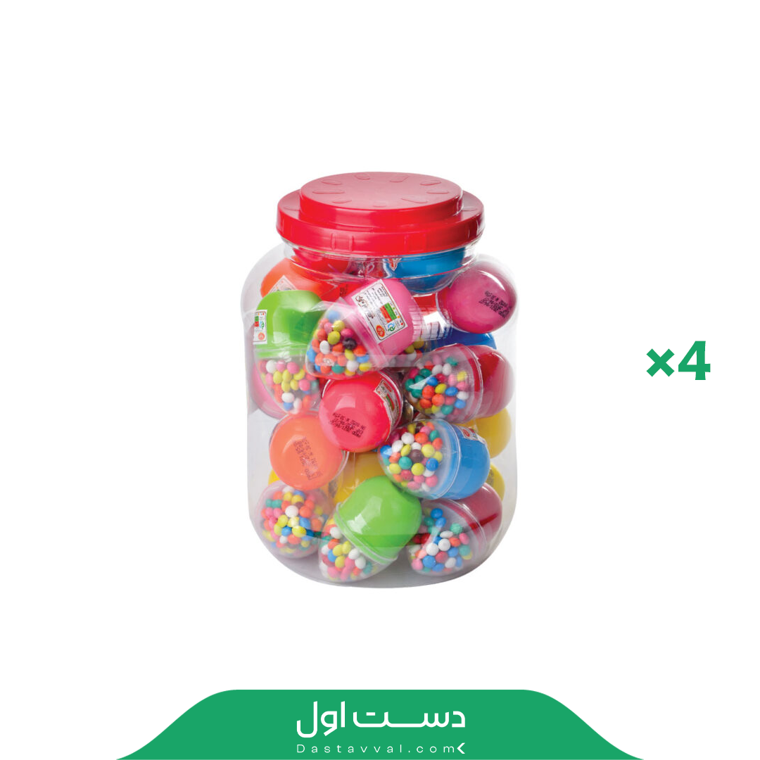 اسمارتیز تخم مرغی افشنگ کارتن 4تایی