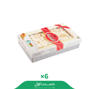 نوقا خلالی گلدار افشنگ کارتن 6تایی