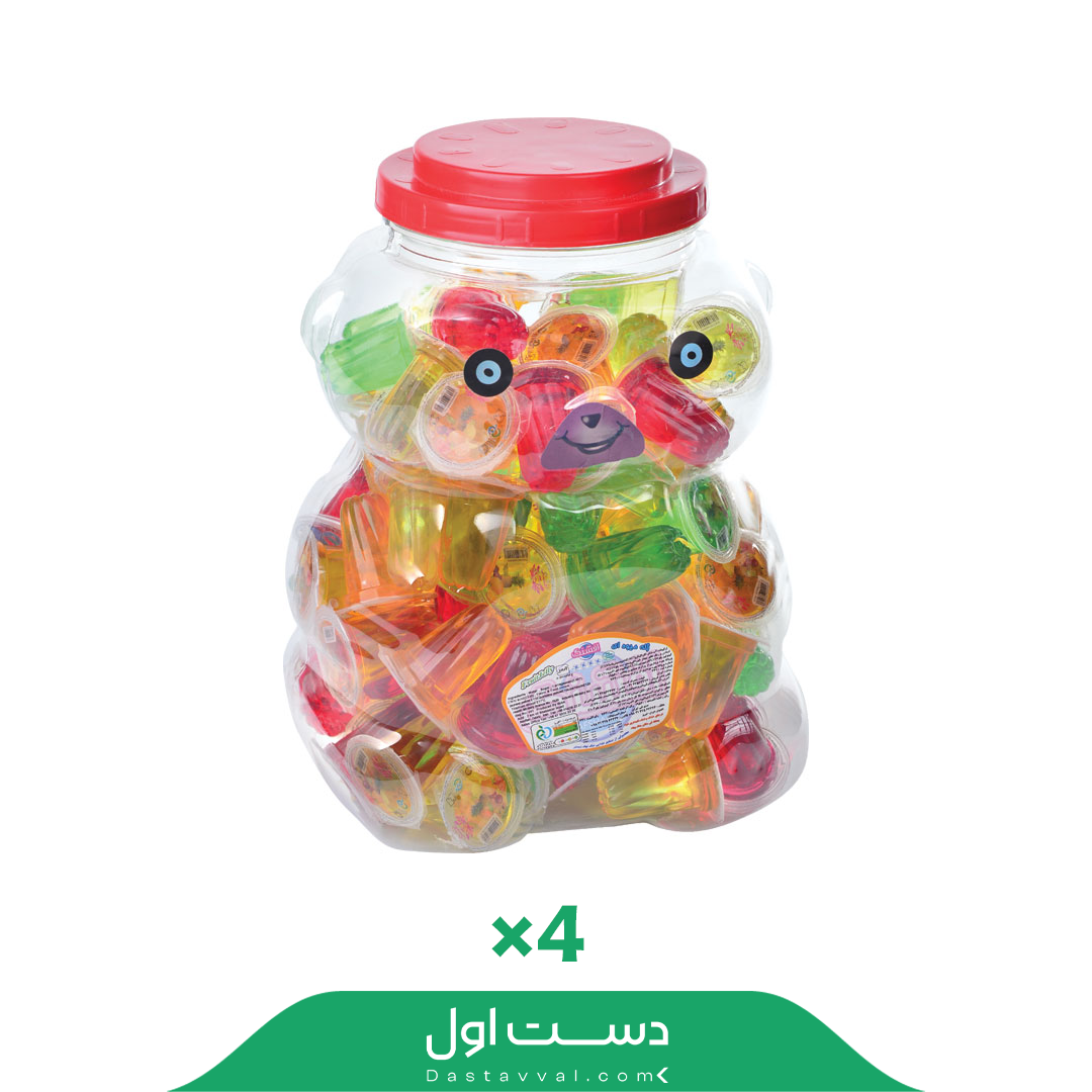 ژله پاندا 100 عددی افشنگ کارتن 4تایی