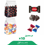 شکلات بالشتی سوتاش کارتن 10 تایی