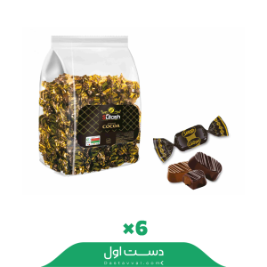 شکلات تلخ دوسر پیچ مغزدار سوتاش کارتن 6تایی